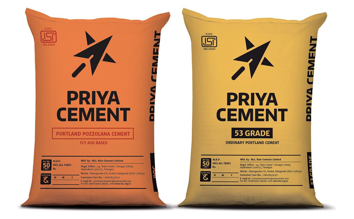 Priya OPC 53 Grade Cement - Hindustan Steel Suppliers